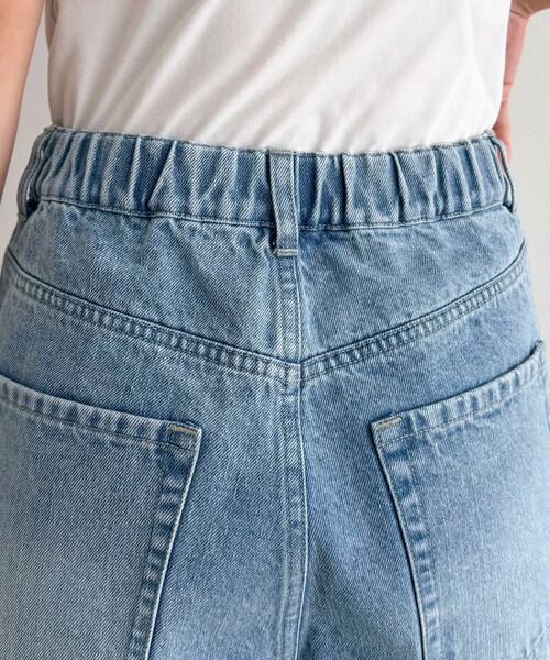 fredy emue（フレディエミュ）の「ドロストデニムパンツ（デニムパンツ・レディース・サックスブルー/ネイビー・36/38）」の16枚目の写真