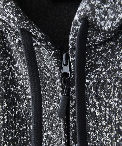 ragged mountain(ラギットマウンテン)の「【RAGGED MOUNTAIN/ラギットマウンテン】NASHUA/ナシュア フルジップ ニットフリース パーカー(パーカー・メンズ・グレー/ブラック・MEDIUM/LARGE/X-LARGE)」の10枚目の写真