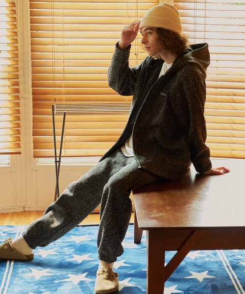 ragged mountain(ラギットマウンテン)の「【RAGGED MOUNTAIN/ラギットマウンテン】NASHUA/ナシュア フルジップ ニットフリース パーカー(パーカー・メンズ・グレー/ブラック・MEDIUM/LARGE/X-LARGE)」の17枚目の写真
