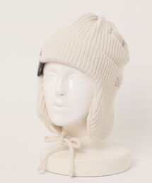NEW ERA(j[G)́yTLX|[cʒzNEW ERA/j[G KIDS KNIT TRAPER IVORY MS LbY r[j[ jbgX 14873956(jbgLbv/r[j[)