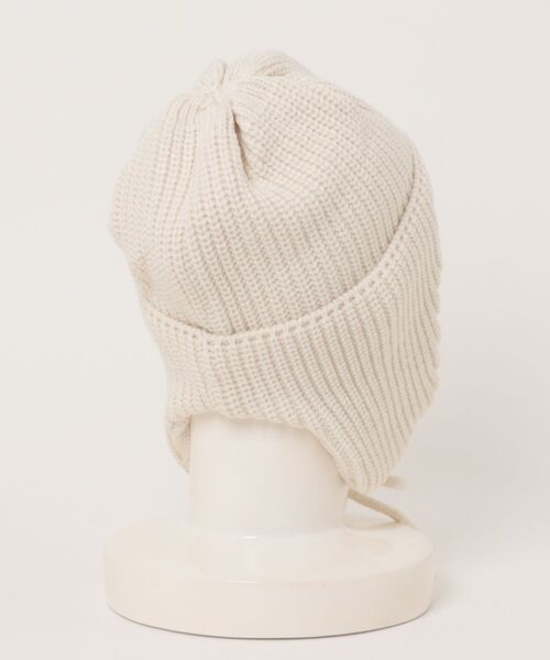 NEW ERA(ニューエラ)の「【ムラサキスポーツ別注】NEW ERA/ニューエラ キッズ ビーニー ニットキャップ ニット帽 帽子 Kid's ニットトラッパー アイボリー 14873956(ニットキャップ/ビーニー・キッズ・アイボリー・YOUTH)」の2枚目の写真