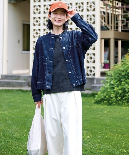 Sunny clouds(サニークラウズ)の「サニークラウズ お弁当箱みたいなトートバッグ(トートバッグ・レディース・キナリ・ONE SIZE)」の12枚目の写真