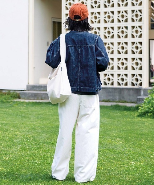 Sunny clouds(サニークラウズ)の「サニークラウズ お弁当箱みたいなトートバッグ(トートバッグ・レディース・キナリ・ONE SIZE)」の11枚目の写真