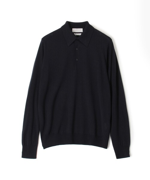TOMORROWLAND tricot スーパーファインメリノウール ニットポロシャツ