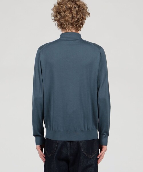 TOMORROWLAND tricot スーパーファインメリノウール ニットポロシャツ