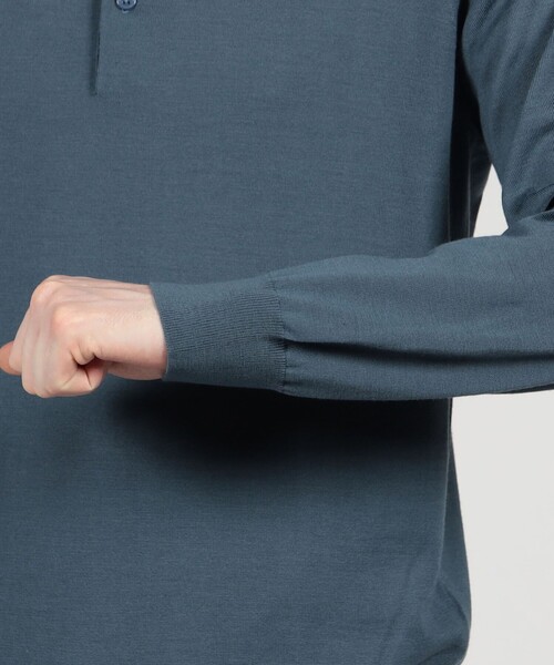 【本日限定値下げ】TOMORROWLAND メリノウール ニットポロ TOMORROWLAND｜TOMORROWLAND tricot スーパーファインメリノウール