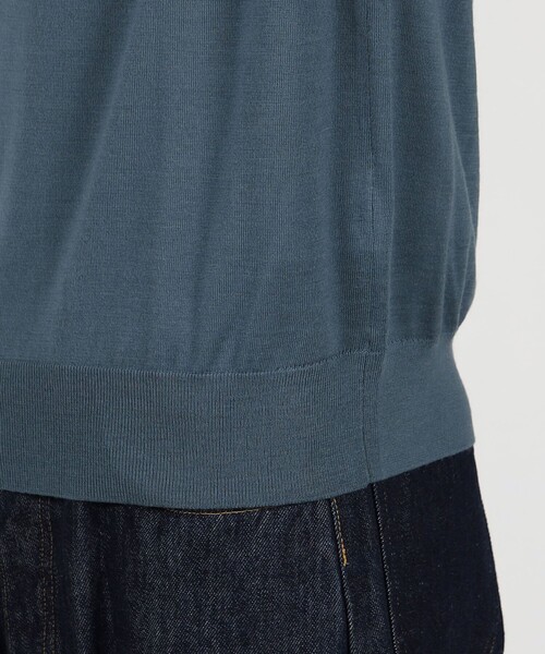 TOMORROWLAND tricot スーパーファインメリノウール ニットポロシャツ