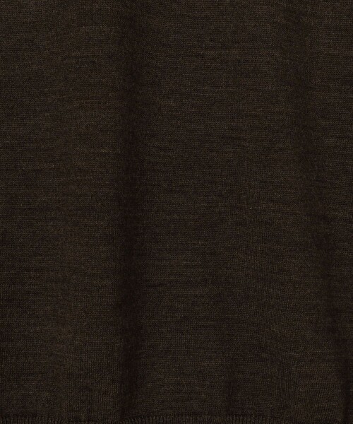 TOMORROWLAND （トゥモローランド）の「TOMORROWLAND tricot スーパーファインメリノウール ニットポロシャツ S-WOOL（ニット/セーター・メンズ・ライトブルー/ネイビー/チャコールグレー/ブラウン/グリーン/ボルドー/ブラック・XS/S/M/L/XL）」の19枚目の写真