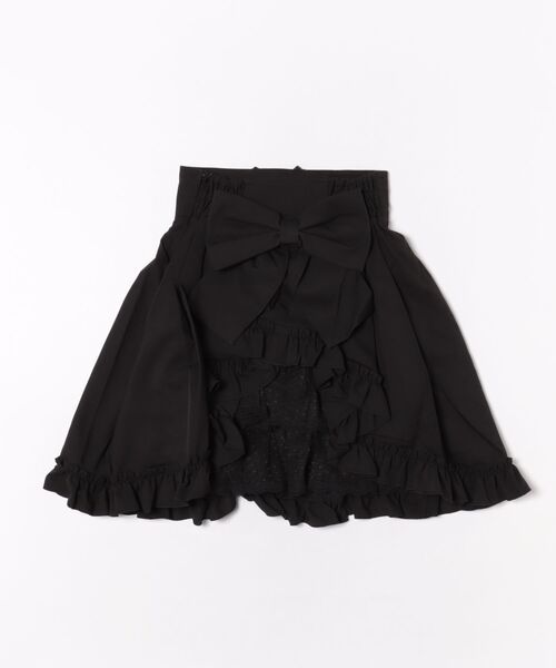 Secret Honey(シークレットハニー)の「コルセット風裾フリルバッスルスカート(スカート・レディース・ブラック/レッド・MEDIUM)」の13枚目の写真