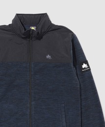 Mac-House（マックハウス）の「LOGOS park 胸切り替え スタンドネック フリースフルジップブルゾン（ブルゾン）」