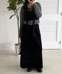 MUHET（ミュエータ）の「【set item】velour bustier & skirt / ベロアビスチェ＆スカートセット（スカート）」