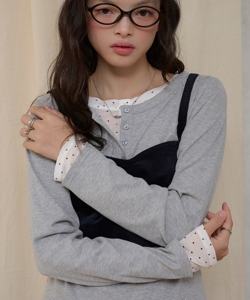 MUHET（ミュエータ）の「【set item】velour bustier & skirt / ベロアビスチェ＆スカートセット（スカート・レディース・ブラウン/ネイビー・SMALL/MEDIUM/LARGE）」の5枚目の写真