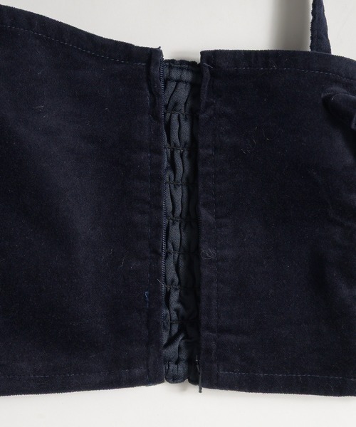 MUHET（ミュエータ）の「【set item】velour bustier & skirt / ベロアビスチェ＆スカートセット（スカート・レディース・ブラウン/ネイビー・SMALL/MEDIUM/LARGE）」の7枚目の写真