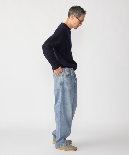 SHIPS（シップス）の「【SHIPS別注】SKEWed: DENIM LV STONE WASH（デニムパンツ・メンズ・ライトブルー・30/32/34）」の4枚目の写真
