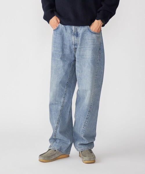 SHIPS（シップス）の「【SHIPS別注】SKEWed: DENIM LV STONE WASH（デニムパンツ・メンズ・ライトブルー・30/32/34）」の5枚目の写真