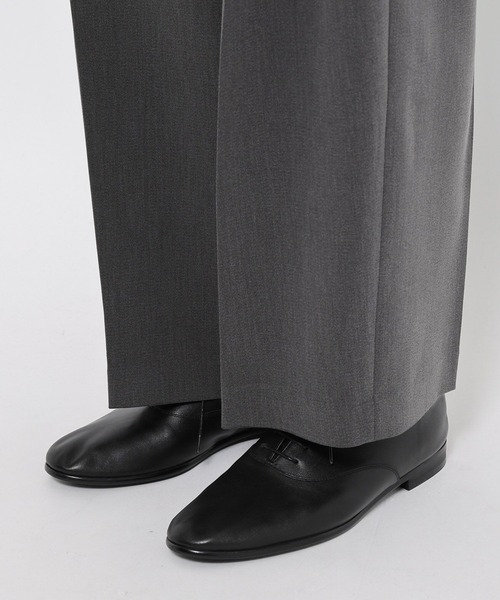 HARE(ハレ)の「【SET UP対応】ダブルウィーブディープタックワイドパンツ(HARE)(スラックス・メンズ・ブラック/グレー/ブラウン/ブルー・MEDIUM/SMALL/LARGE)」の22枚目の写真