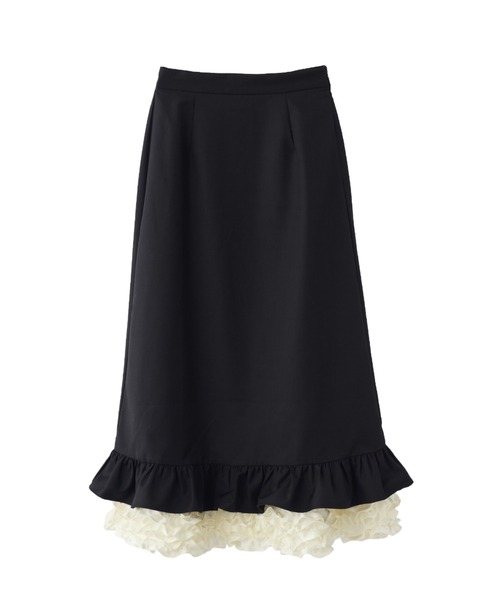 blooming frill long skirt / フリルデザインスカート【セットアップ