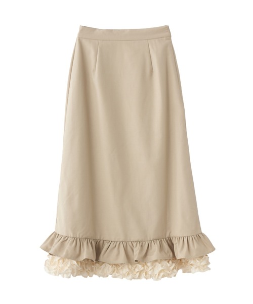blooming frill long skirt / フリルデザインスカート【セットアップ