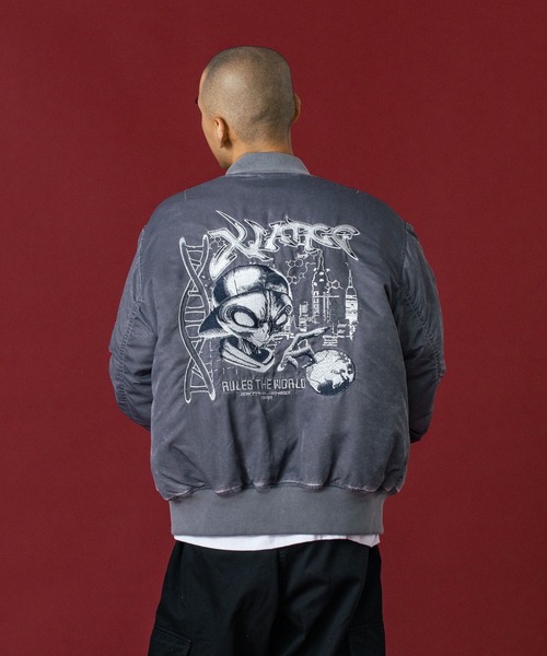 SNOW WASH MA-1（MA-1）｜XLARGE（エクストララージ）のファッション