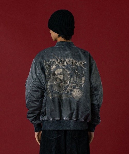 XLARGE(エクストララージ)の「SNOW WASH MA-1(MA-1・メンズ・ブラック/オリーブ/グレー・L/XL/S/M)」の20枚目の写真