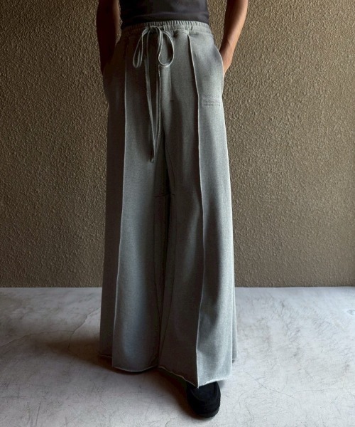 SHINYAKOZUKA（シンヤコヅカ）の「SHINYA KOZUKA/シンヤコズカ/ORDINARY HOME PANTALON（スウェットパンツ・メンズ・ブラック/グレー・S/XS）」の7枚目の写真