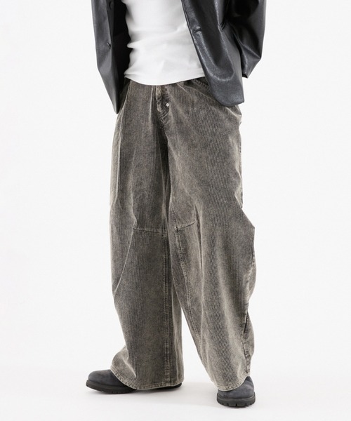 FTW(エフティダブリュー)の「PROCESSED CORDUROY PANTS(その他パンツ・レディース・ネイビー/チャコールグレー・SMALL/LARGE/MEDIUM)」の1枚目の写真