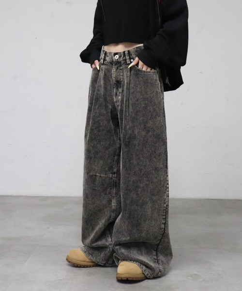 FTW(エフティダブリュー)の「PROCESSED CORDUROY PANTS(その他パンツ・レディース・ネイビー/チャコールグレー・SMALL/LARGE/MEDIUM)」の5枚目の写真