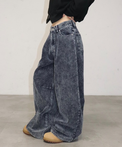 FTW(エフティダブリュー)の「PROCESSED CORDUROY PANTS(その他パンツ・レディース・ネイビー/チャコールグレー・SMALL/LARGE/MEDIUM)」の10枚目の写真