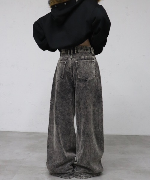 FTW(エフティダブリュー)の「PROCESSED CORDUROY PANTS(その他パンツ・レディース・ネイビー/チャコールグレー・SMALL/LARGE/MEDIUM)」の6枚目の写真