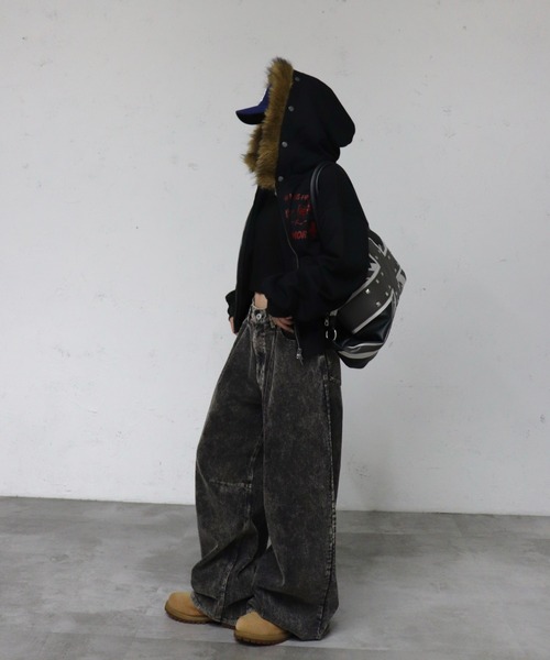 FTW(エフティダブリュー)の「PROCESSED CORDUROY PANTS(その他パンツ・レディース・ネイビー/チャコールグレー・SMALL/LARGE/MEDIUM)」の8枚目の写真