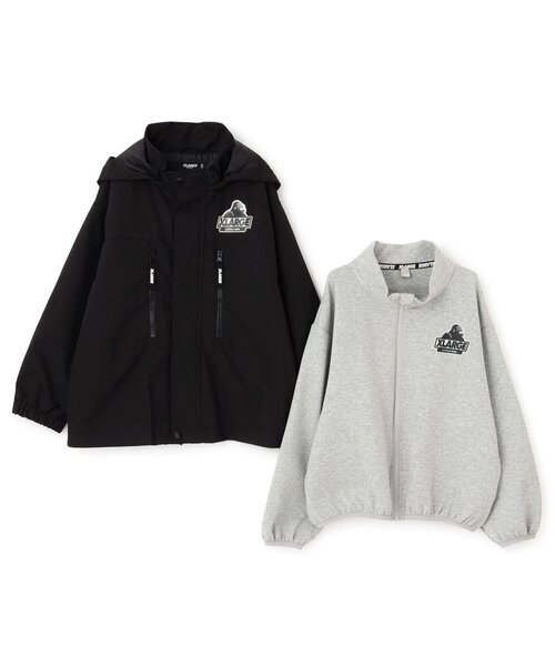 XLARGE KIDS（エクストララージキッズ）の「【3WAY】OGフードブルゾン（ブルゾン・キッズ・ブラック/ベージュ/ブルー・120cm/130cm/140cm/100cm/110cm/90cm）」の8枚目の写真