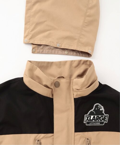 XLARGE KIDS（エクストララージキッズ）の「【3WAY】OGフードブルゾン（ブルゾン・キッズ・ブラック/ベージュ/ブルー・120cm/130cm/140cm/100cm/110cm/90cm）」の11枚目の写真