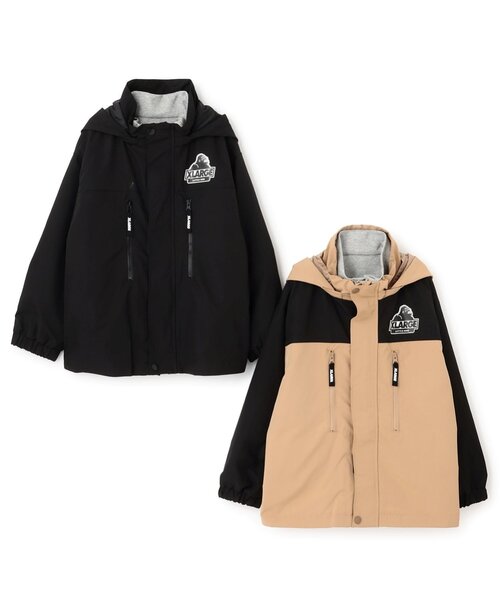 XLARGE KIDS（エクストララージキッズ）の「【3WAY】OGフードブルゾン（ブルゾン・キッズ・ブラック/ベージュ/ブルー・120cm/130cm/140cm/100cm/110cm/90cm）」の21枚目の写真