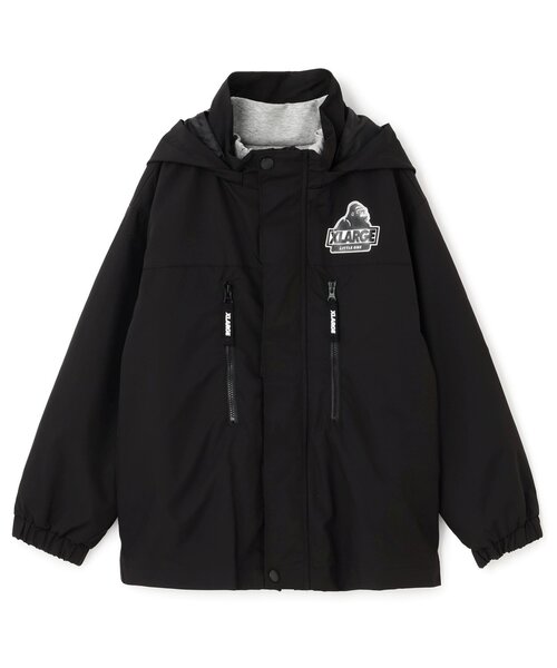 XLARGE KIDS（エクストララージキッズ）の「【3WAY】OGフードブルゾン（ブルゾン・キッズ・ブラック/ベージュ/ブルー・120cm/130cm/140cm/100cm/110cm/90cm）」の22枚目の写真