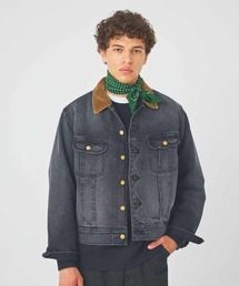 ショート丈」に該当するメンズのデニムジャケット（ブラック