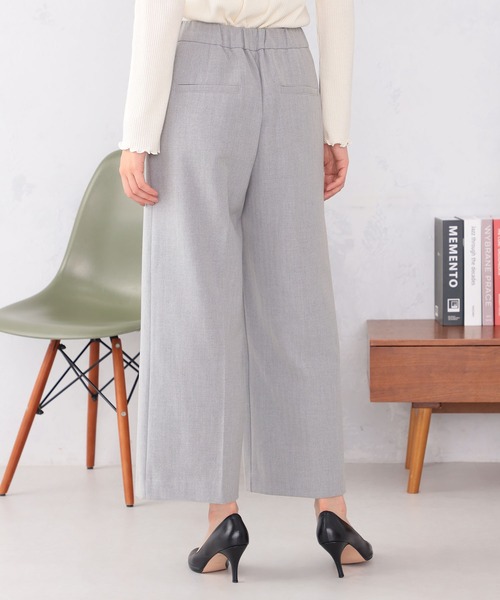 GALLORIA(ギャローリア)の「【キレメクパンツ】2WAYストレッチ起毛ワイドパンツ(その他パンツ・レディース・グレー/ダークブラウン/ブラック・LL/L/M/S)」の9枚目の写真