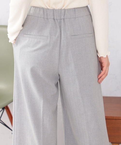 GALLORIA(ギャローリア)の「【キレメクパンツ】2WAYストレッチ起毛ワイドパンツ(その他パンツ・レディース・グレー/ダークブラウン/ブラック・LL/L/M/S)」の10枚目の写真