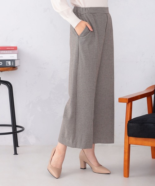 GALLORIA(ギャローリア)の「【キレメクパンツ】2WAYストレッチ起毛ワイドパンツ(その他パンツ・レディース・グレー/ダークブラウン/ブラック・LL/L/M/S)」の12枚目の写真