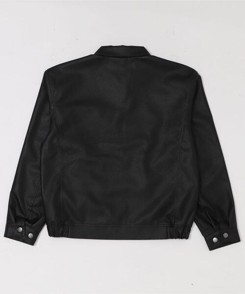 LUCY(ルーシー)の「LUCY/PUダブルZIPブルゾン(ブルゾン・メンズ・ブラウン/ブラック・LARGE/MEDIUM)」の7枚目の写真