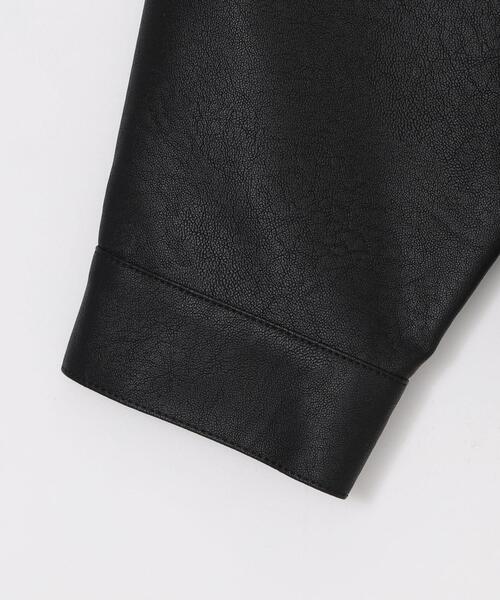 LUCY(ルーシー)の「LUCY/PUダブルZIPブルゾン(ブルゾン・メンズ・ブラウン/ブラック・LARGE/MEDIUM)」の9枚目の写真