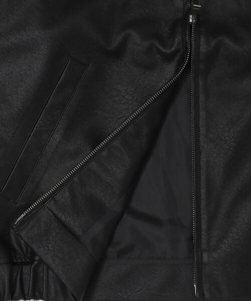 LUCY(ルーシー)の「LUCY/PUダブルZIPブルゾン(ブルゾン・メンズ・ブラウン/ブラック・LARGE/MEDIUM)」の10枚目の写真