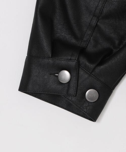 LUCY(ルーシー)の「LUCY/PUダブルZIPブルゾン(ブルゾン・メンズ・ブラウン/ブラック・LARGE/MEDIUM)」の14枚目の写真