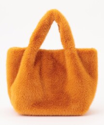 ファー」に該当するショルダーバッグ（オレンジ/橙色系）ファッション