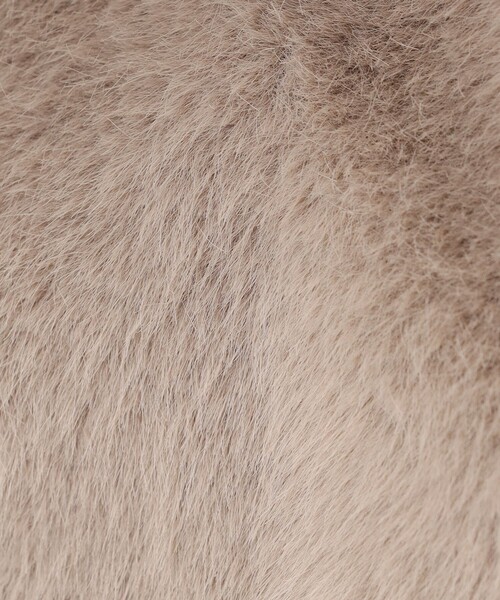 ANY（エニィ）の「カラーファーバッグ（ショルダーバッグ・レディース・レッド系/ライトグレー系/オレンジ系/ベージュ系/ダークブラウン系/ダルブルー系・F）」の9枚目の写真