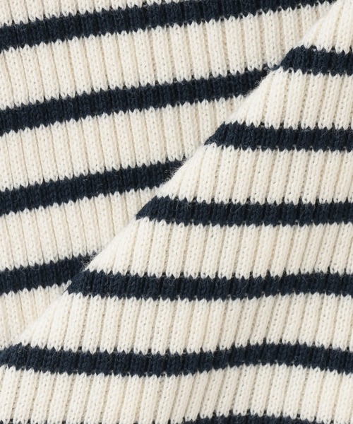 KP（ケーピー）の「リブタートル ボーダー（ニット/セーター・キッズ・ネイビー/レッド/ピンク・90cm/100cm/110cm/120cm/130cm/140cm/150cm）」の9枚目の写真