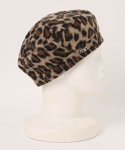 Ritzy（リッツィー）の「レオパード柄ベレー帽（ハンチング/ベレー帽・レディース・グレー/ピンク/ベージュ・FREE）」の14枚目の写真