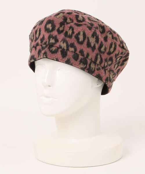 Ritzy（リッツィー）の「レオパード柄ベレー帽（ハンチング/ベレー帽・レディース・グレー/ピンク/ベージュ・FREE）」の15枚目の写真