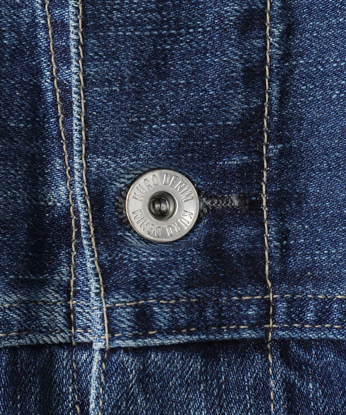 KURO（クロ）の「KURO SELVEDGE CROPPED TRUCKER JACKET 964178：デニムジャケット（デニムジャケット・レディース・ブルー系その他・MEDIUM）」の16枚目の写真