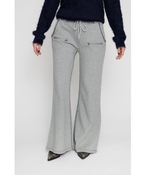 LAGUA GEM（ラグアジェム）の「STITCH ZIP SWEAT パンツ（スウェットパンツ・レディース・杢グレー/チャコールグレー/ライトカーキ・MEDIUM/SMALL）」の21枚目の写真