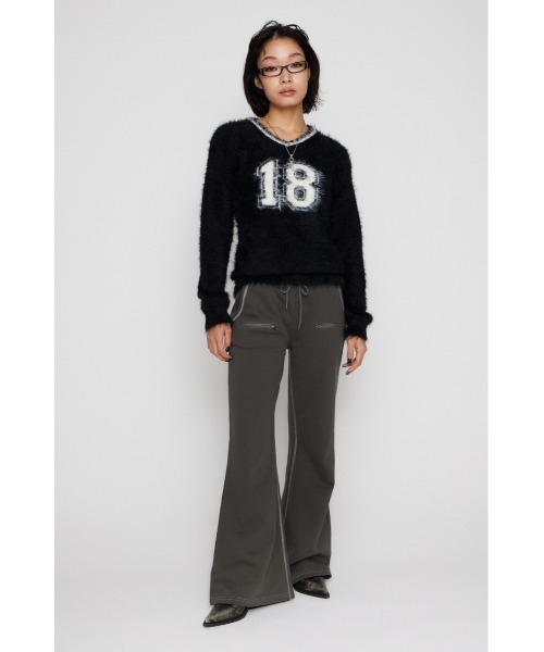 lagua gem スウェット セール】STITCH ZIP SWEAT パンツ（スウェットパンツ）｜LAGUA GEM